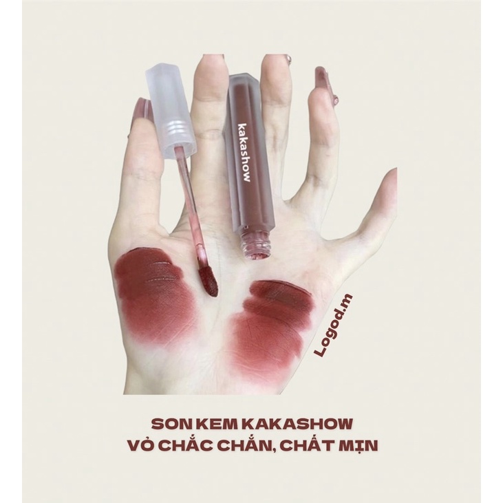 🎀SĂN SALE🎀Son Kem KAKASHOW Vỏ Chắc Chắn - Logod