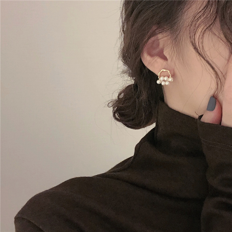 Khuyên Tai Tròn Mạ Bạc 925 Thời Trang Cho Nữ