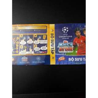 album poca match attax VietNam( combo 5 bọc chống trầy xước)