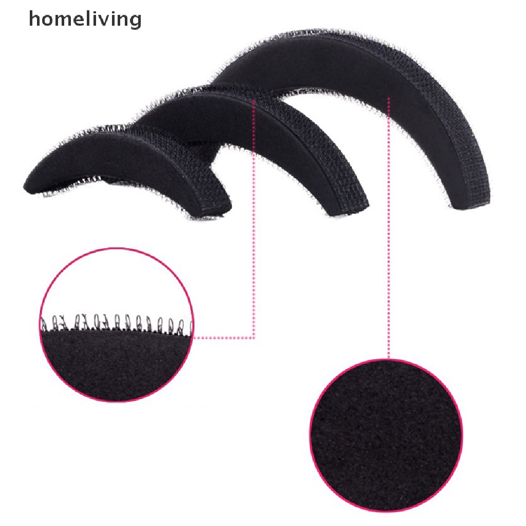 Set 3 Miếng Đệm Làm Phồng Tóc Tại Nhà Tiện Lợi