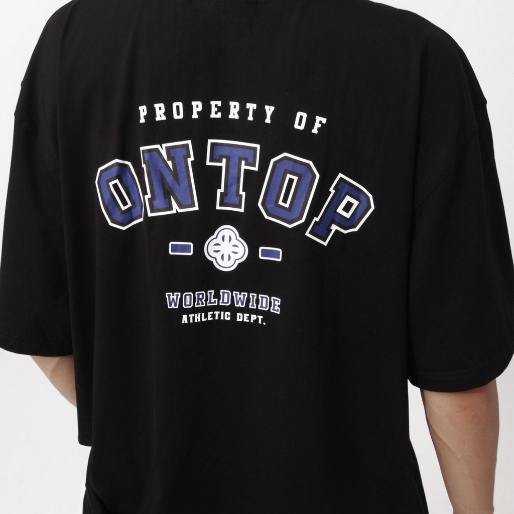 Áo thun tay lỡ nam nữ form rộng local brand ONTOP Tee Athletic Dept - O17-T4
