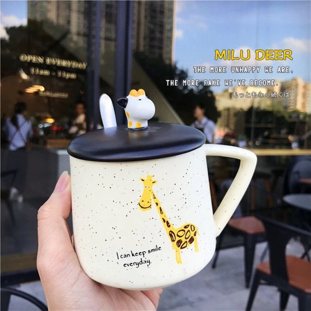 [HÀNG ORDER] Cốc hươu cao cổ 