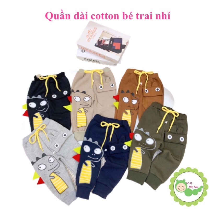 {10-16kg} Quần dài cotton bé trai size nhí