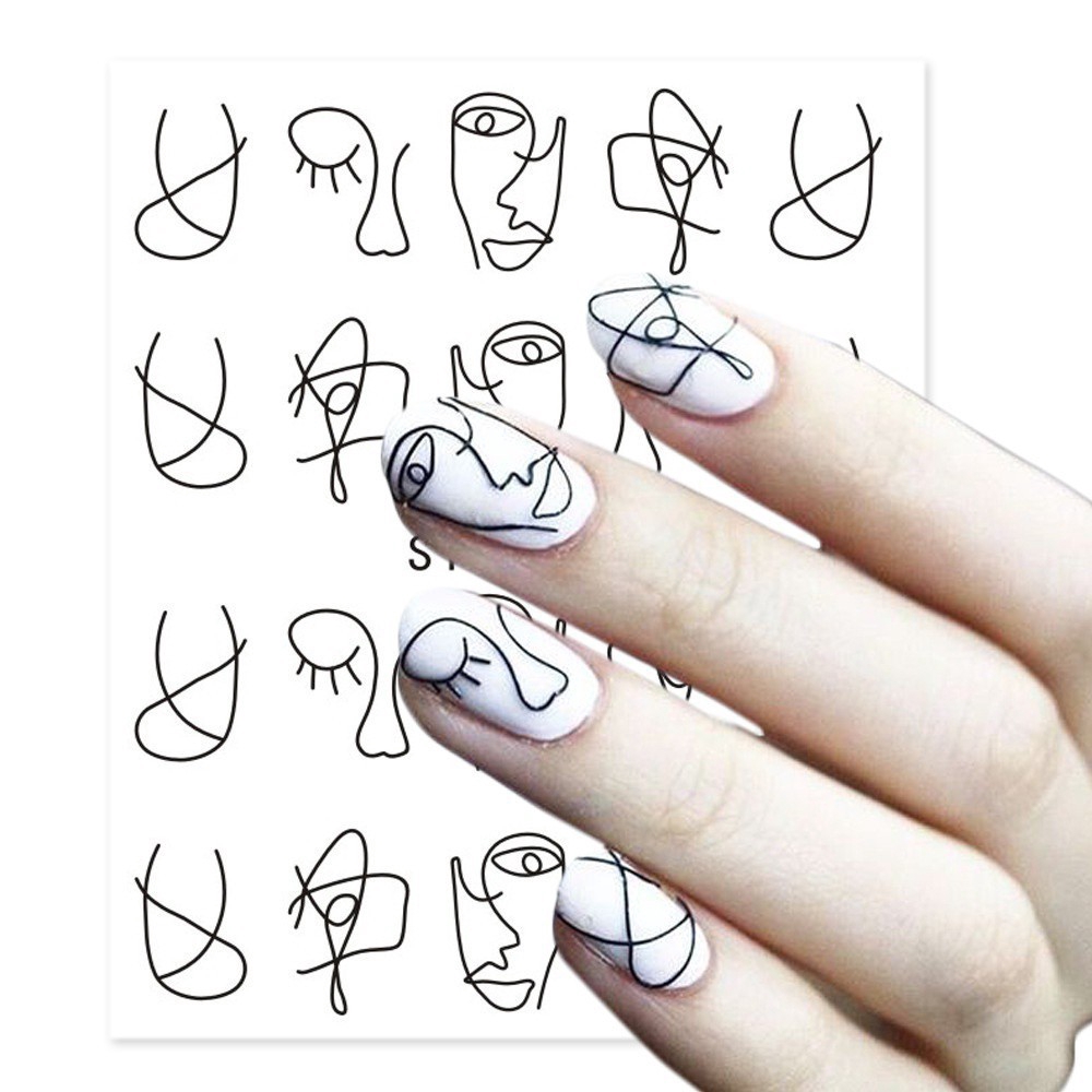 (Hàng Mới Về) Miếng Dán Trang Trí Móng Tay Hình Chim Hồng Hạc Jp5