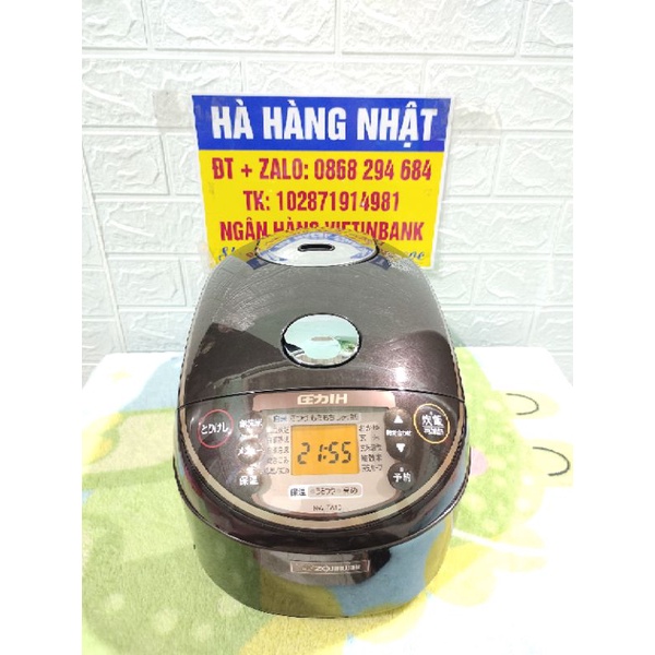Nồi cơm điện Zojirushi đen ngọc trai date 2020