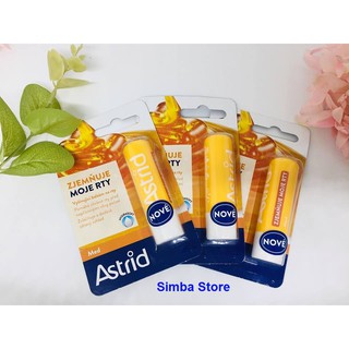Dưỡng môi với  mật ong Astrid
