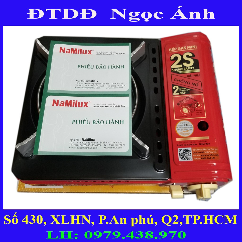 Bếp ga Namilux NH 054PF Bếp ga Mini Bếp ga du lịch bếp ga 2S