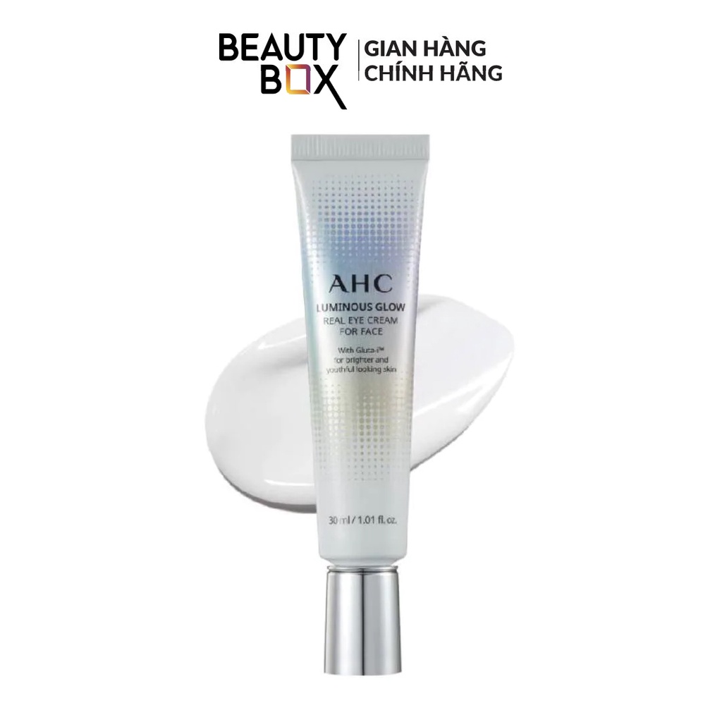 Kem Dưỡng Làm Sáng Vùng Da Mắt AHC Luminious Glow Real Eye Cream For Face 30ml