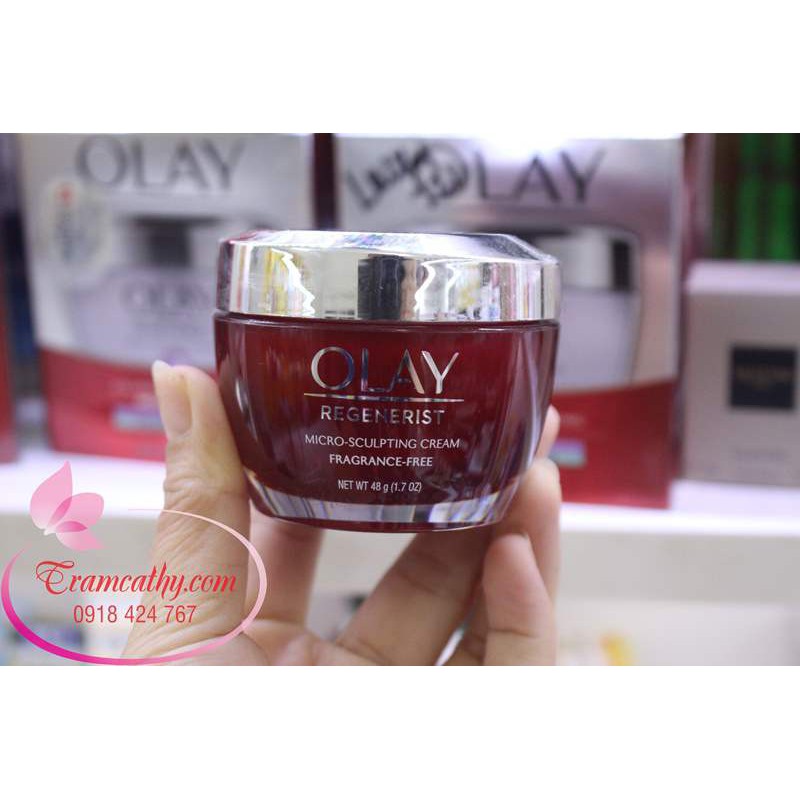 Kem dưỡng ẩm chống lão hoá hiệu quả cao Olay Regenerist Micto Sculpting Cream 48g