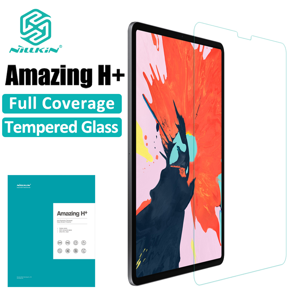 Miếng dán màn hình cường lực NILLKIN Amazing H+ chống chói và tràn viền cho iPad Pro 12.9 2018 / 2020