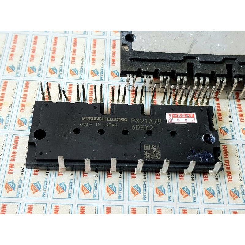 [Mã 33ELSALE hoàn 7% đơn 300K] PS21A79 IGBT Mitsubishi 50A 600V tháo máy