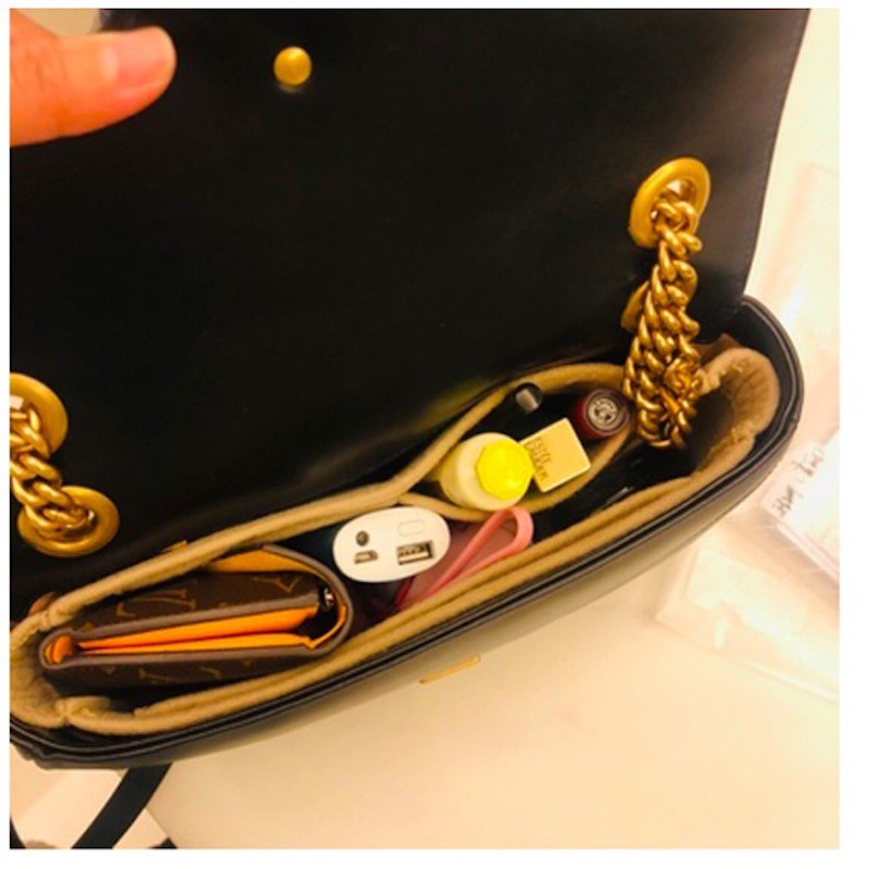 Lót túi giữ form gucci  GG marmont sling bag organiser insert Túi xách Trọn gói Túi mật Gói thu thập Túi dọn dẹp
