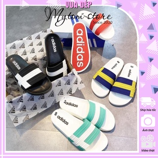 Dép Quai Ngang ADIDAS Nam Nữ Đẹp, Dép Lê ADIDAS Đế Chữ Thời Trang 2021