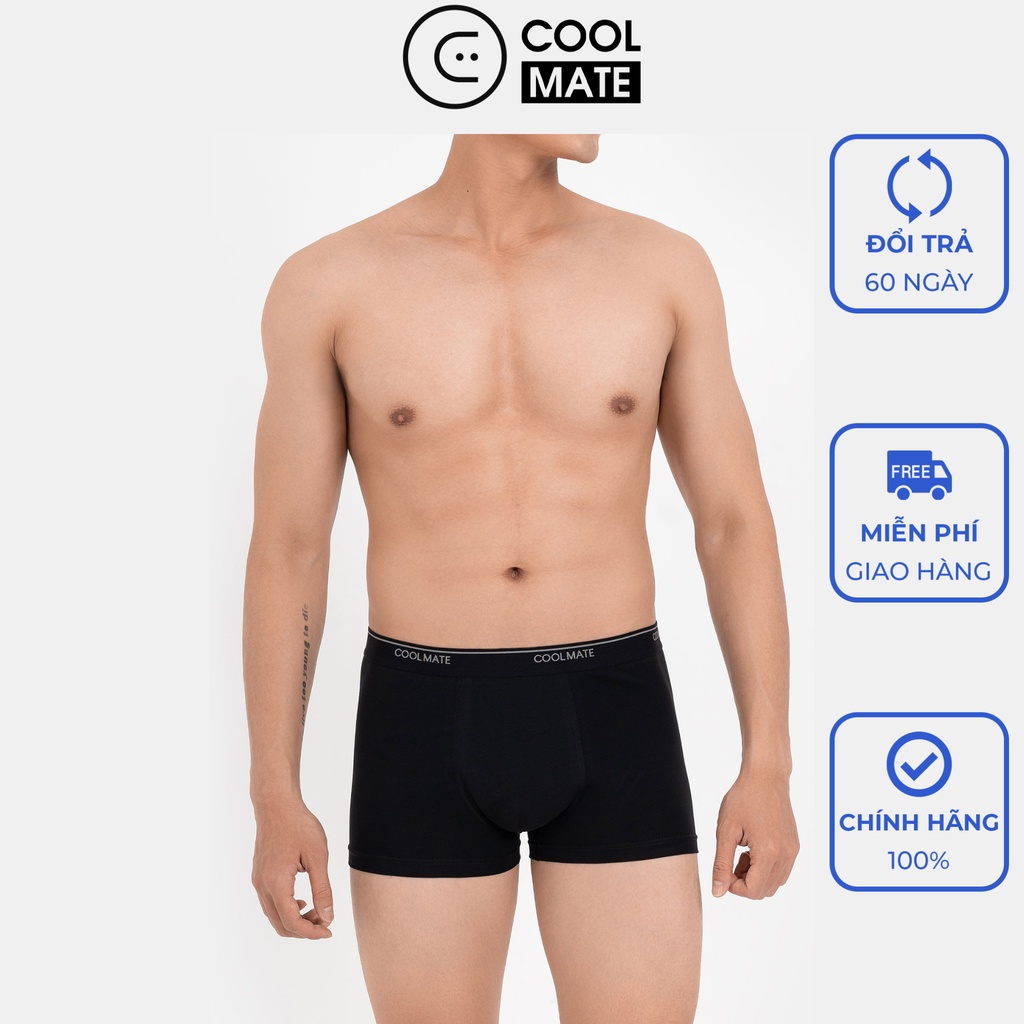 Quần lót nam Trunk Cotton Compact siêu mát S2 thương hiệu Coolmate