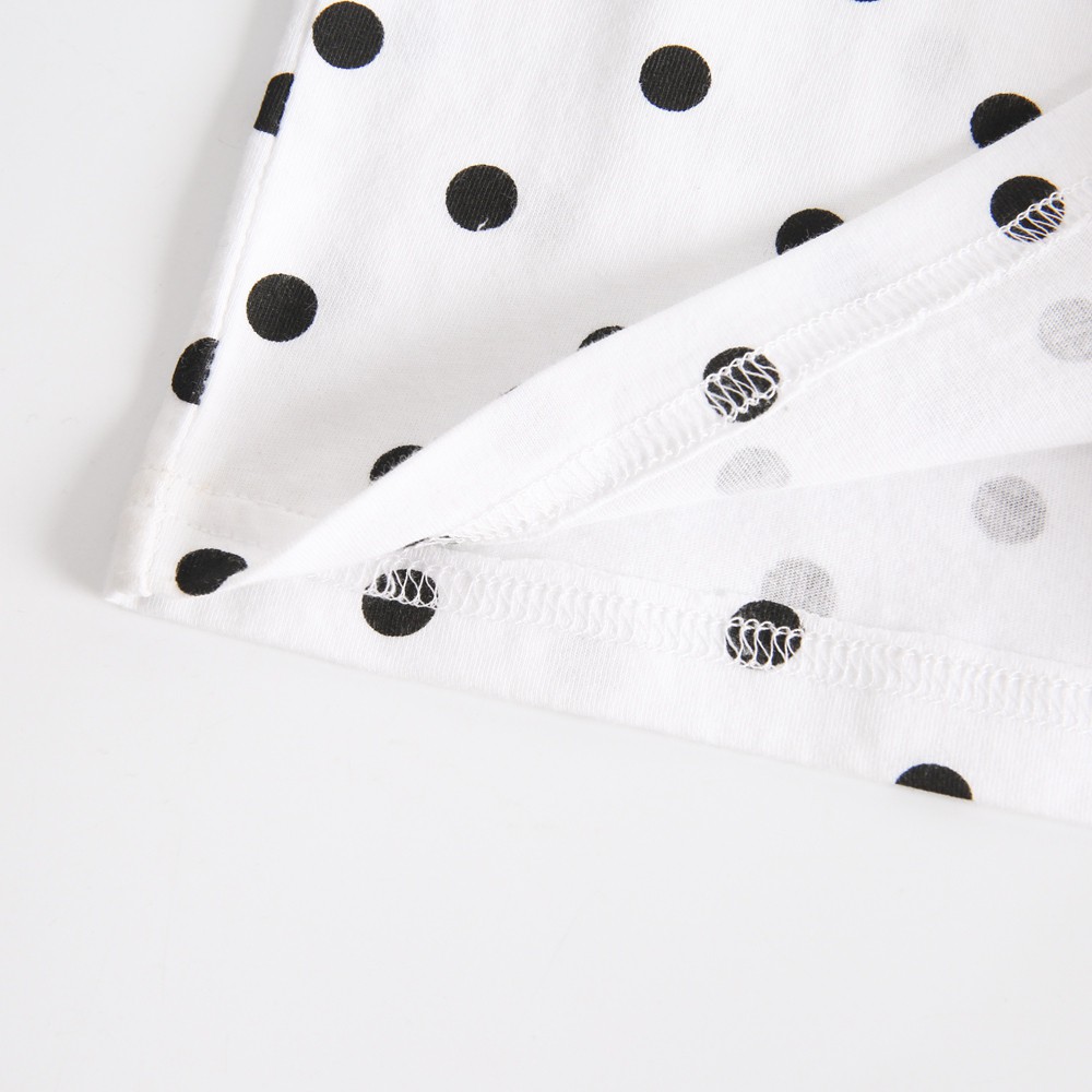 Set Đồ Cotton Sanlutoz Chấm Bi 2 Món Thiết Kế Thời Trang Mùa Hè Cho Bé Sơ Sinh