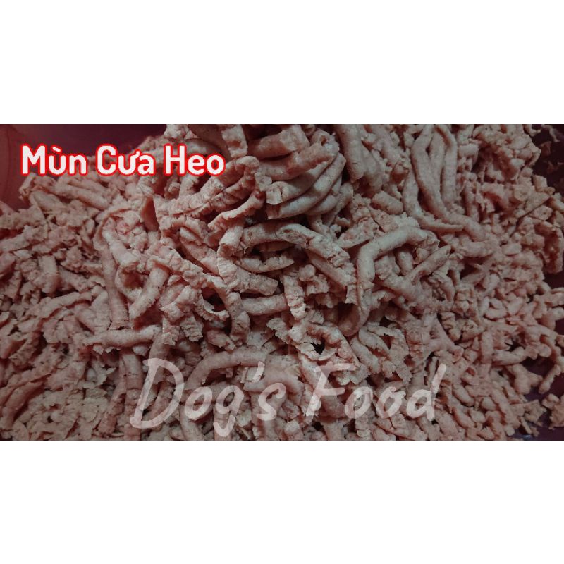 MÙN CƯA HEO TÚI 2KG / THỨC ĂN TƯƠI CHO CHÓ MÈO
