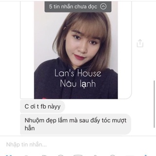 ( Nâu lạnh ) Thuốc nhuộm tóc