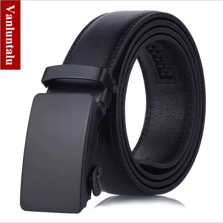Thắt Lưng Da Nam Khóa Tự Động Cao Cấp - Dây Nịt Nam Da Chính Hãng Vanluntalu - X01