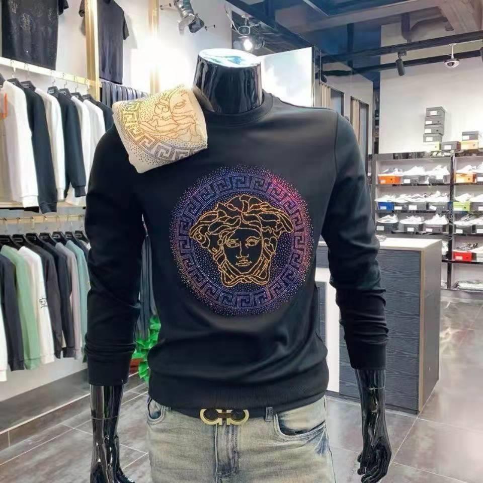 Áo sweater Chui Đầu Đính Hạt Thời Trang Versace 2022 Cho Nam