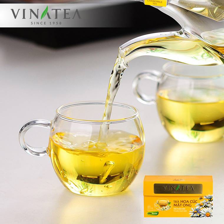 Trà Vinatea thảo mộc dạng túi lọc nhiều vị hộp 50g