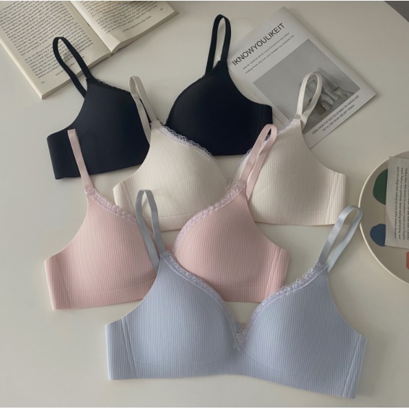 Áo lót Không Gọng Không Đường May Màu Sắc Xinh Xắn
