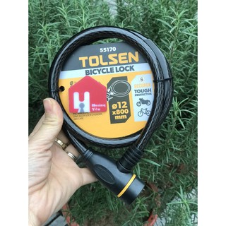 Khóa dây xe đạp tolsen 55170