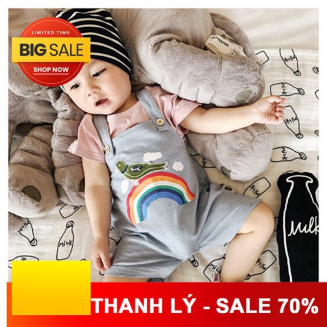 Bodysuit yếm cầu vồng thêu