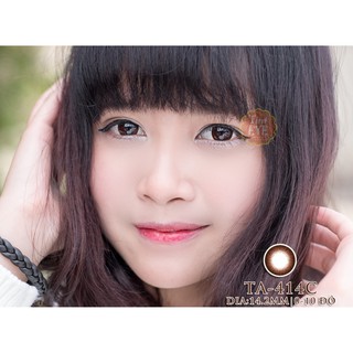 Kính Áp Tròng Tinteye Lens TA-414c Nâu Choco Tự Nhiên