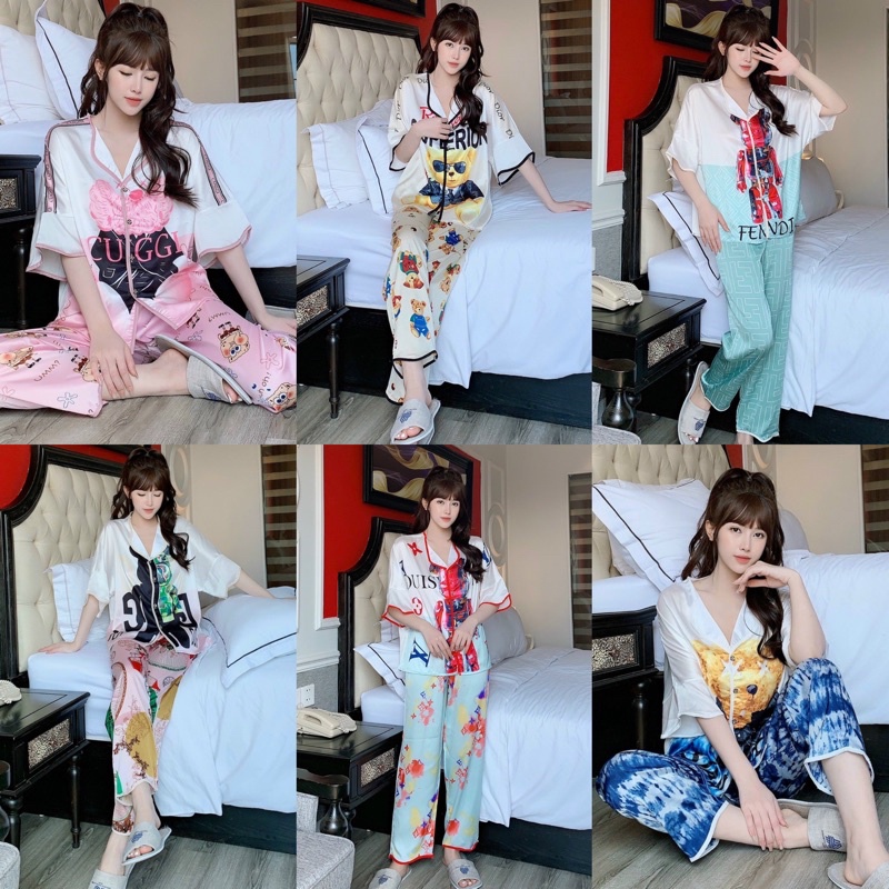 [RẺ VÔ ĐỊCH][FREE SHIP]pijama nữ cánh dơi quần dài chất chuẩn loại một , pijama nữ cánh dơi hot trend chuẩn hot girl