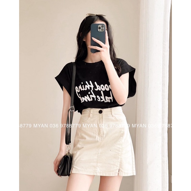 Set áo phông kèm chân váy