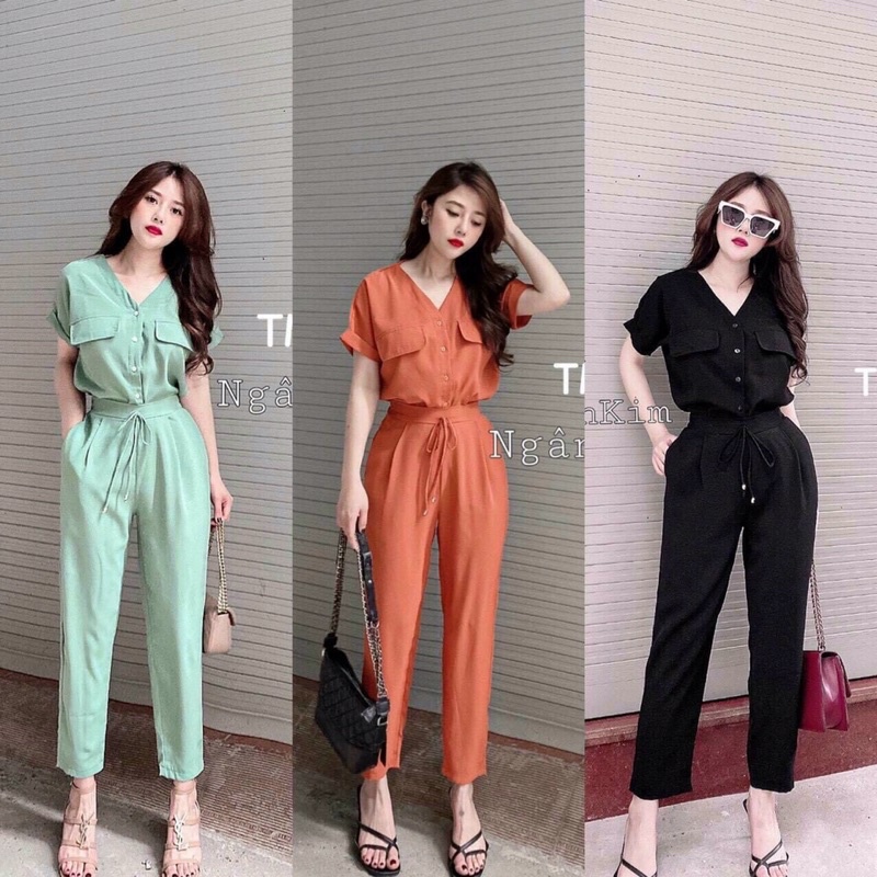 Sỉ=Lẻ Set Bộ Vest Áo Sơ Mi Quần Kiểu Ôm Lưng Bo chun
