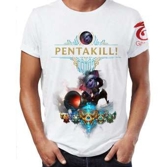 Áo thun Liên Minh Huyền Thoại 3D Tướng Tristana Pentakill (Trắng)