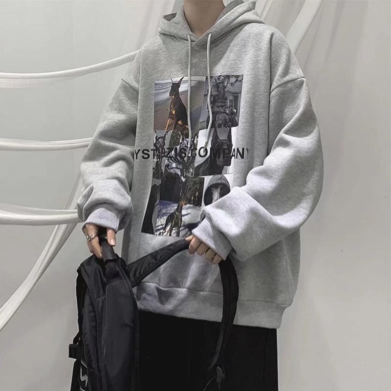 Áo hoodie nỉ bông Love Wins thu đông phong cách ulzzang hiphop dành cho unisex dáng rộng