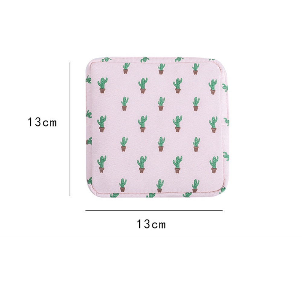 Túi Đựng Mỹ Phẩm / Son Môi / Tiền Xu Mini Có Khóa Kéo Tiện Lợi Dành Cho Nữ