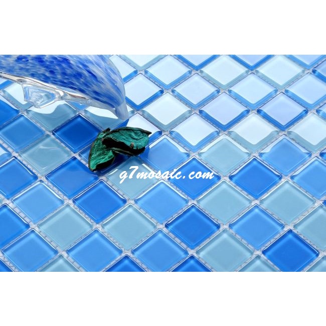 Vỉ gạch mosaic thủy tinh G725-17