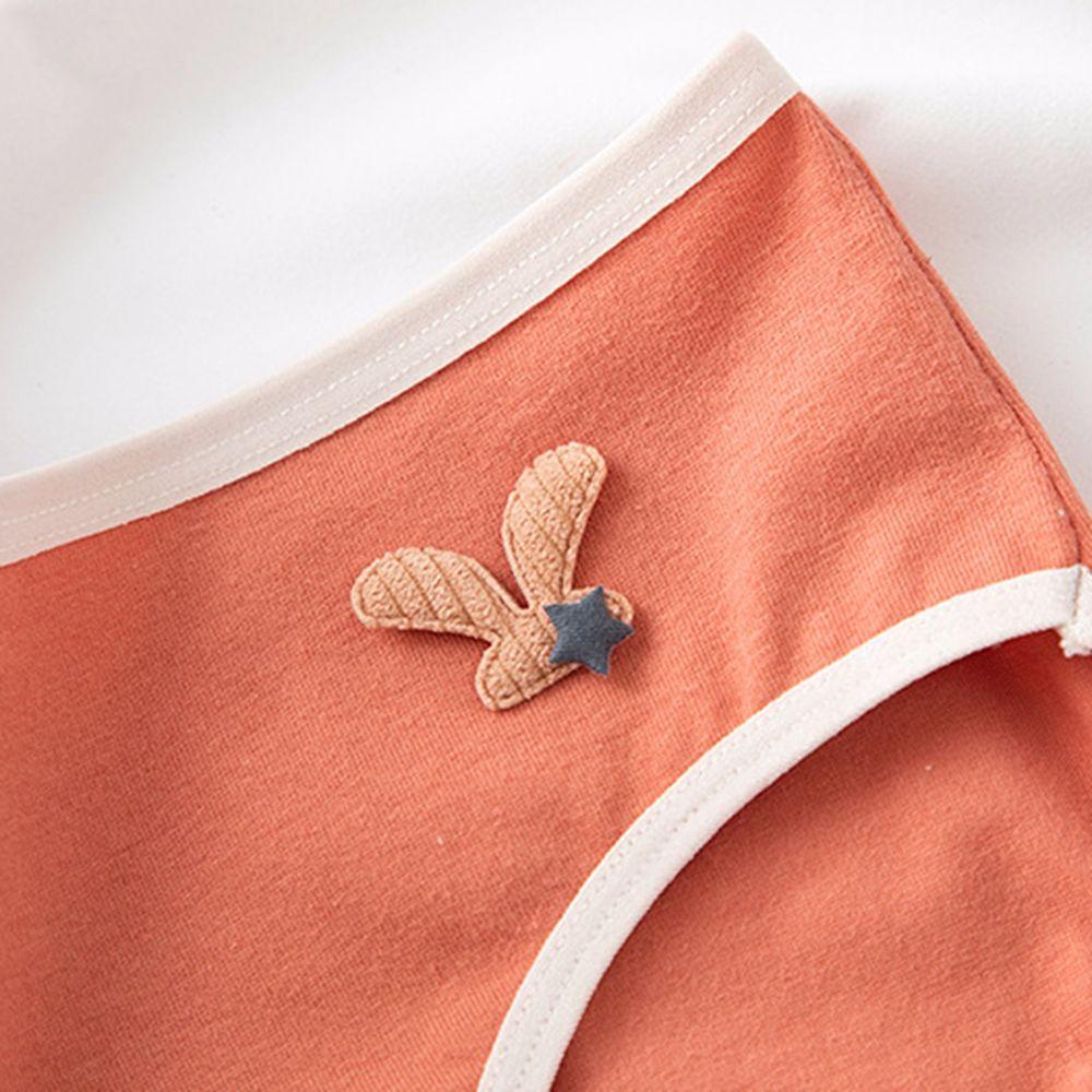 Somedayzl Quần Lót Eo Vừa Thoáng Khí Màu Trơn Họa Tiết Hoạt Hình Phong Cách Hàn Quốc Cho Nữ