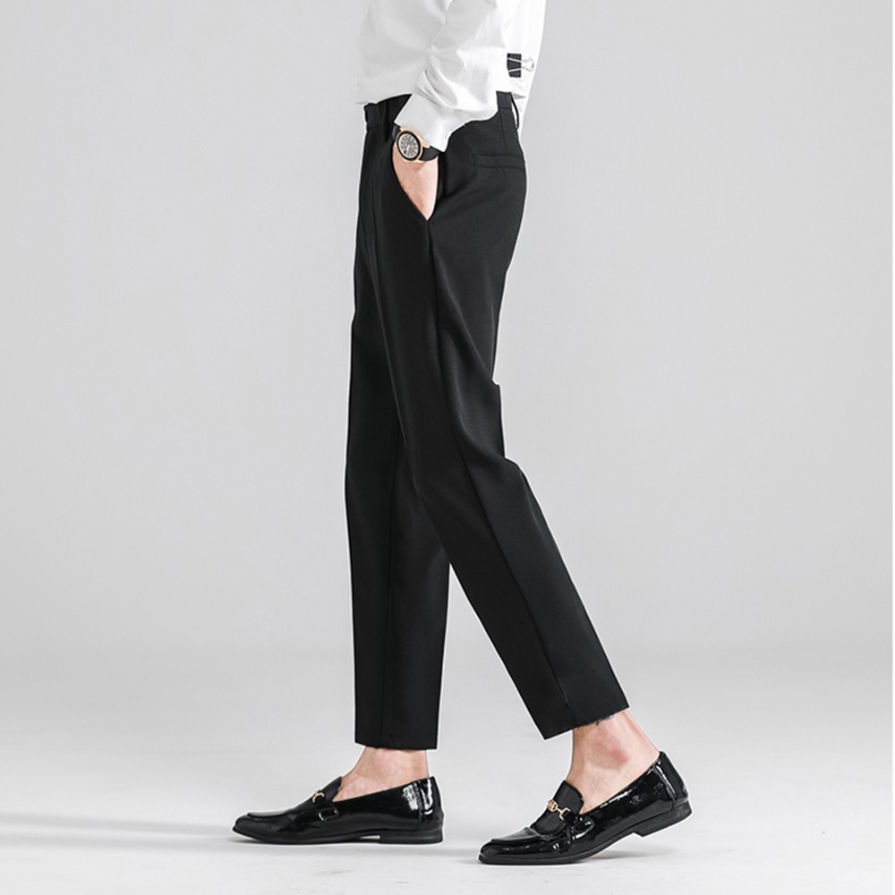 Quần Tây Âu Chinos Nam vải mềm Dáng Baggy Ống Suông Công Sở Hàn Quốc ZENKODLMEN JOGGER NAM 9000063C11