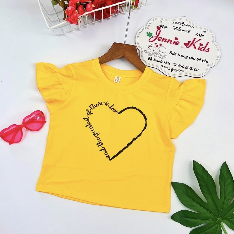 Áo bé gái, áo croptop lửng bé gái size đại JennieKids J471