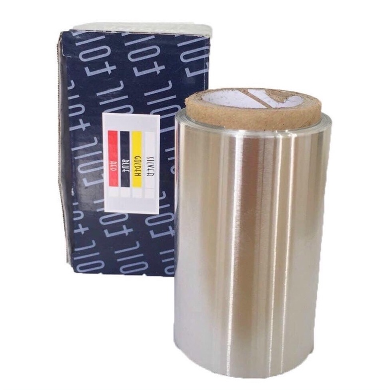 cuộn giấy bạc làm light tóc