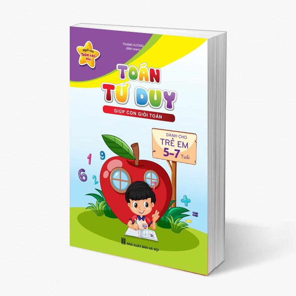 Sách - Combo Toán tư duy cho bé 3-4 tuổi; 4-6 tuổi và 5 - 7 tuổi (3 cuốn)
