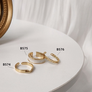 Set 3 nhẫn bạc S925 kiểu dáng Basic Gommiecorner
