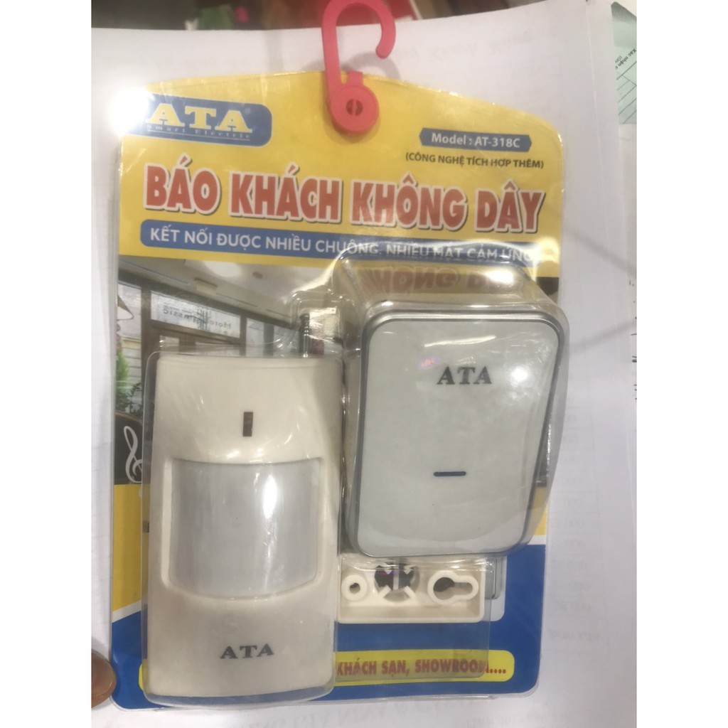 FREE SHIP  Chuông báo khách không dây đa năng Ata AT-318C