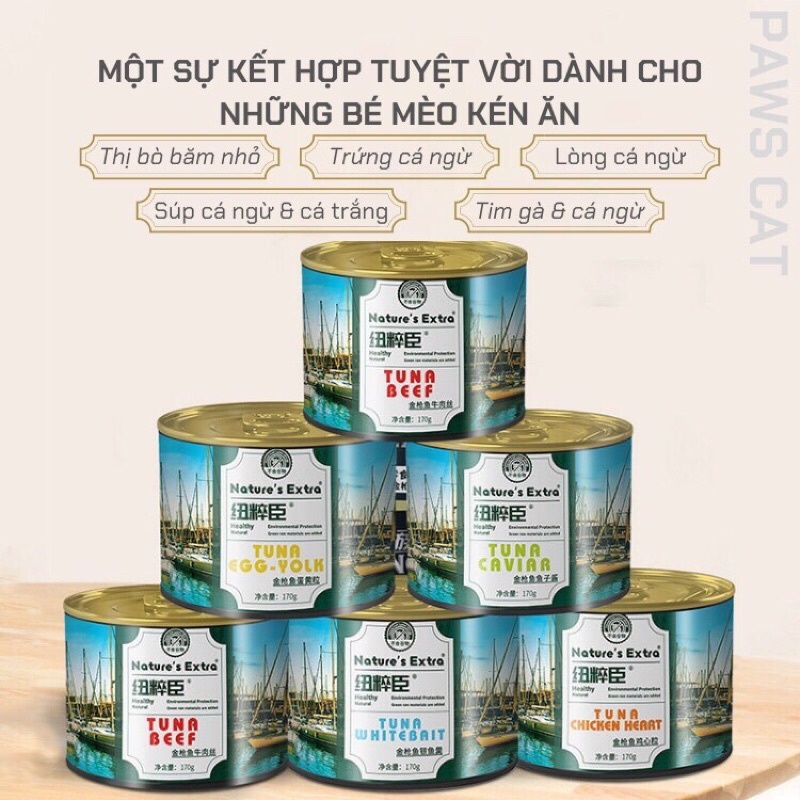 Pate CAO CẤP NATURE EXTRA 170gr cho mèo