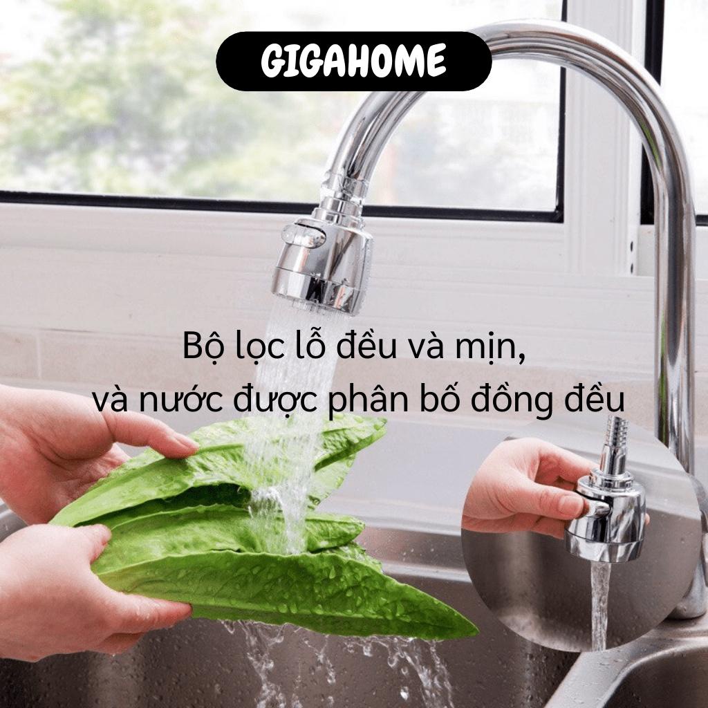 Vòi Nước GIGAHOME Đầu Nối Vòi Nước Tăng Áp Xoay 360 Độ Rửa Chén Bát 2 Chế Độ, Tiết Kiệm 8359