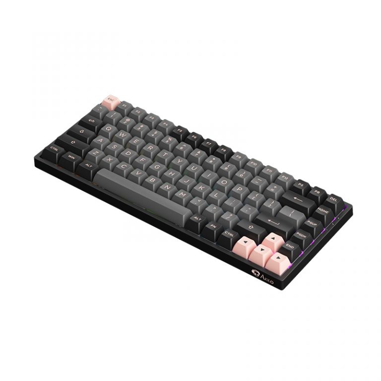 Bàn phím cơ AKKO 3068B/3084B Multi-modes Black Pink - Hàng Chính Hãng