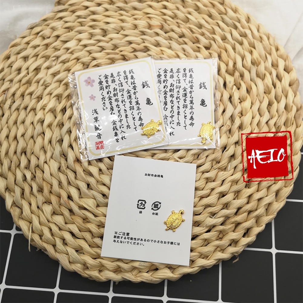 Rùa Vàng May Mắn để ví, ốp điện thoại - Rùa Vàng ASAKUSA