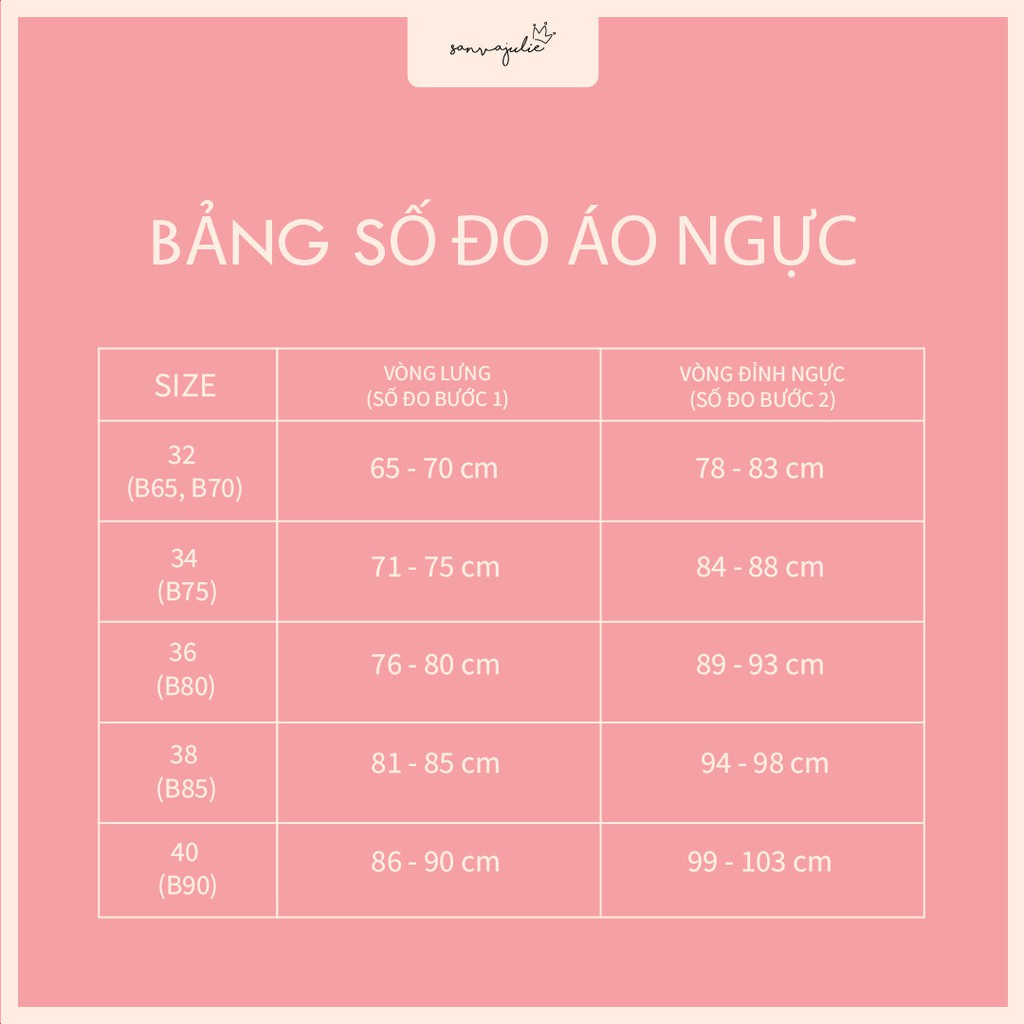 Áo ngực mút vừa không gọng lót mỏng 2 mảnh vạt chéo thoáng khí