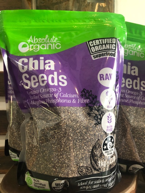 [FREESHIP 99K TOÀN QUỐC] 1KG Hạt Chia Úc - Chia seeds- Absolute Organic