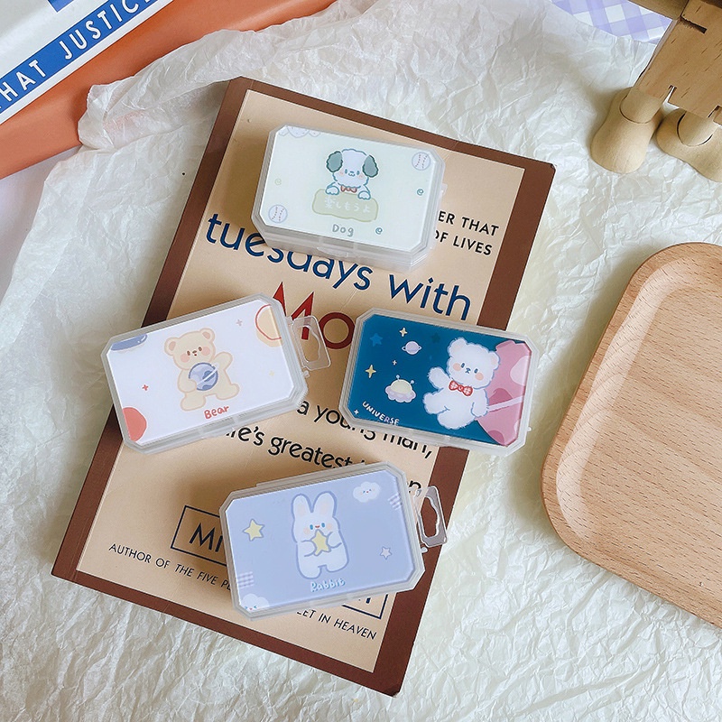 Khay Gương Mini Thú Xịn - Case Đựng Lens