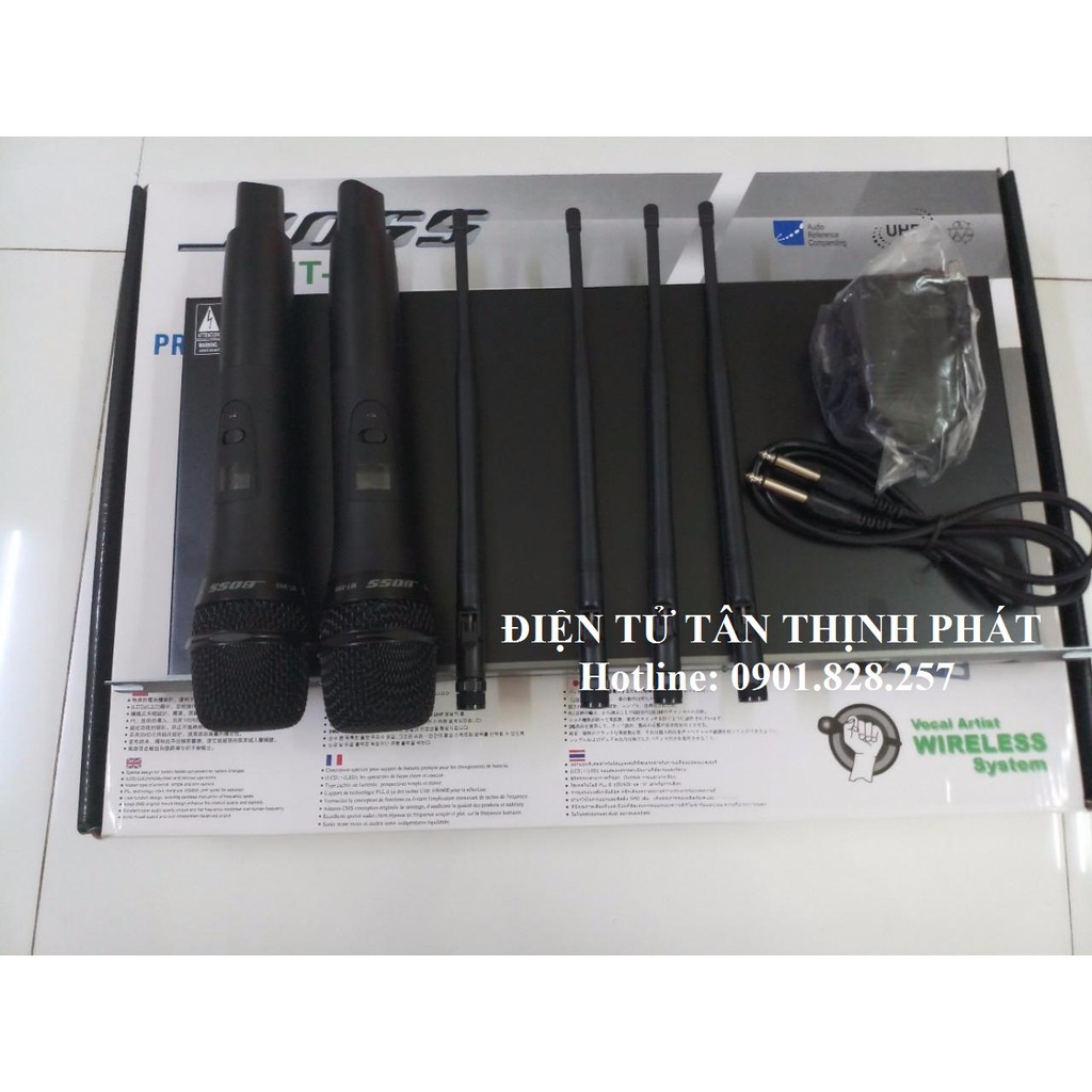[CHỐNG HÚ TỐTMicro không dây  boss mt-990 hàng chuẩn cao cấp- boss mt990- boss mt 990 - micro không dây
